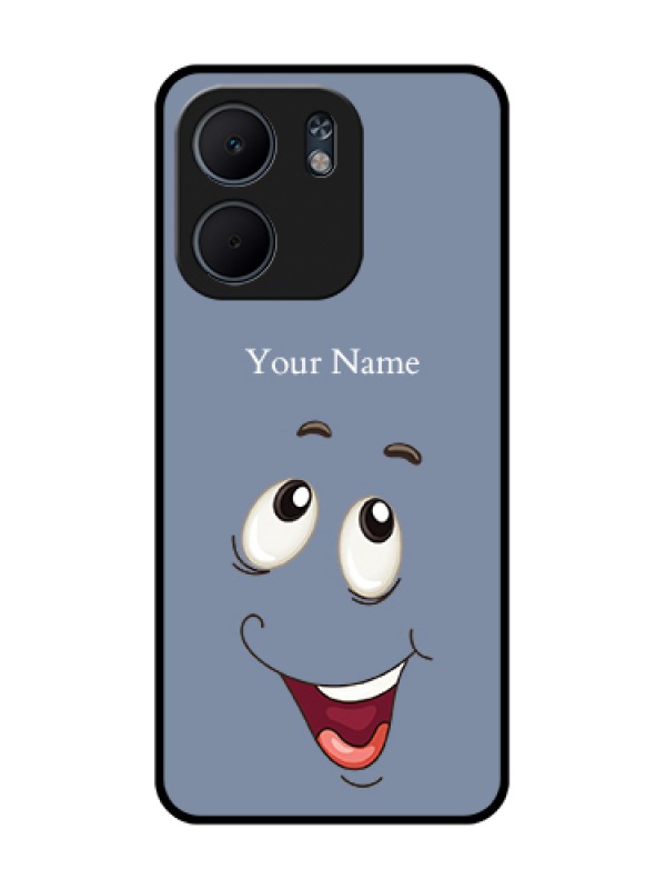 Custom Oppo A5X 4G Custom Metal Phone Case - Laughing Cartoon Face Design