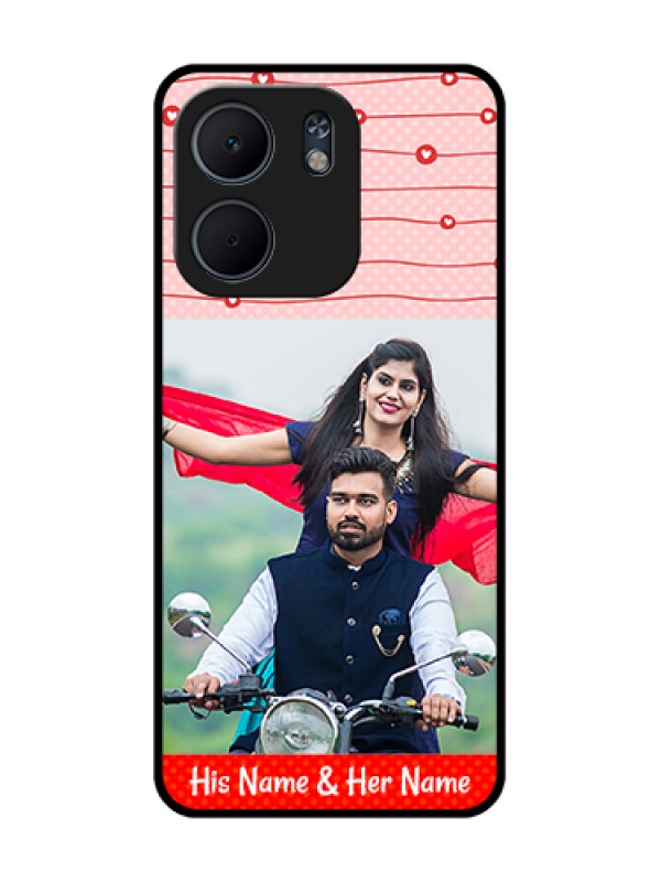 Custom Oppo A5X 5G Custom Metal Phone Case - Red Pattern Case Design