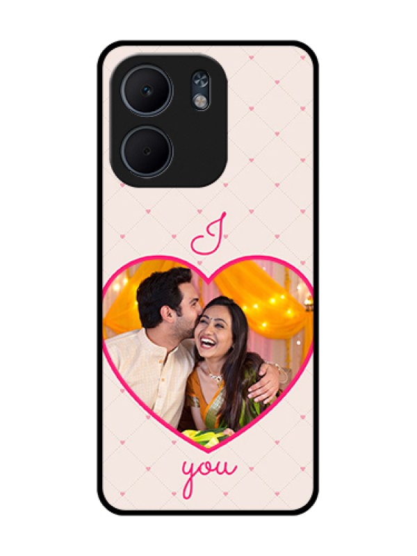 Custom Oppo A5X 5G Custom Metal Phone Case - Heart Shape Design