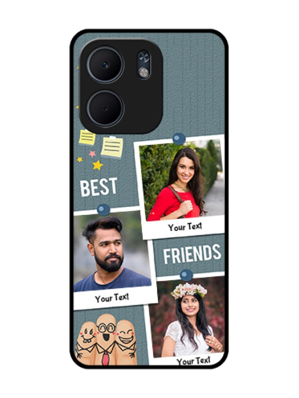 Custom Oppo A5X 5G Custom Metal Phone Case - Sticky Frames And Friendship Design