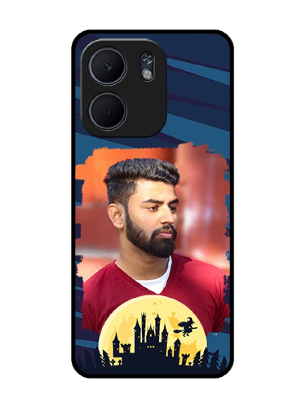 Custom Oppo A5X 5G Custom Metal Phone Case - Halloween Witch Design