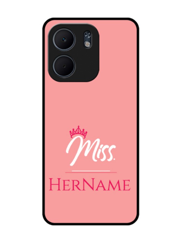 Custom Oppo A5X 5G Custom Metal Phone Case - Mrs With Name Design