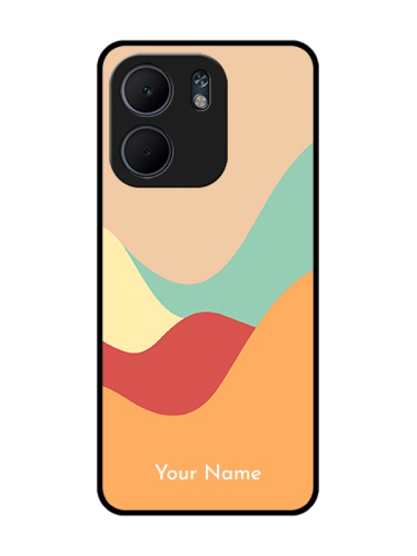 Custom Oppo A5X 5G Custom Metal Phone Case - Ocean Waves Multi - Colour Design