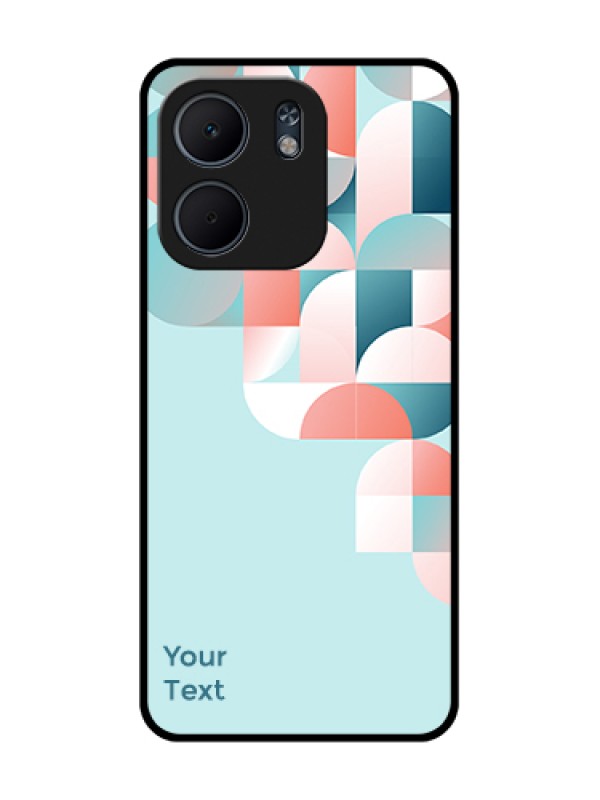 Custom Oppo A5X 5G Custom Metal Phone Case - Stylish Semi - Circle Pattern Design