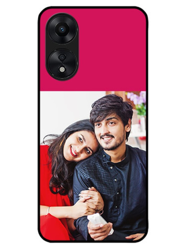 Custom Oppo A78 5G Custom Metal Phone Case - Anniversary Cover Design