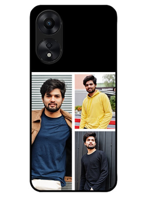 Custom Oppo A78 5G Custom Metal Phone Case - Upload Multiple Picture Design