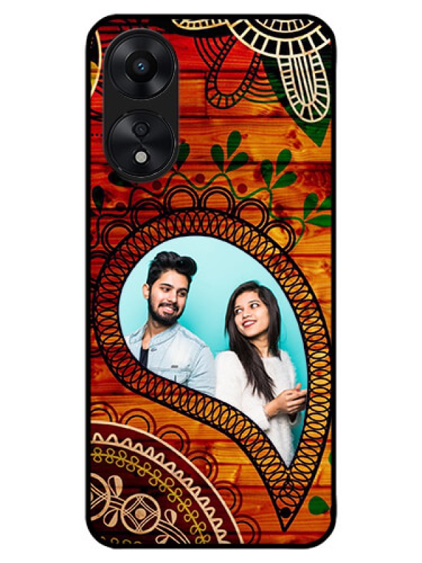 Custom Oppo A78 5G Custom Metal Phone Case - Abstract Colorful Design