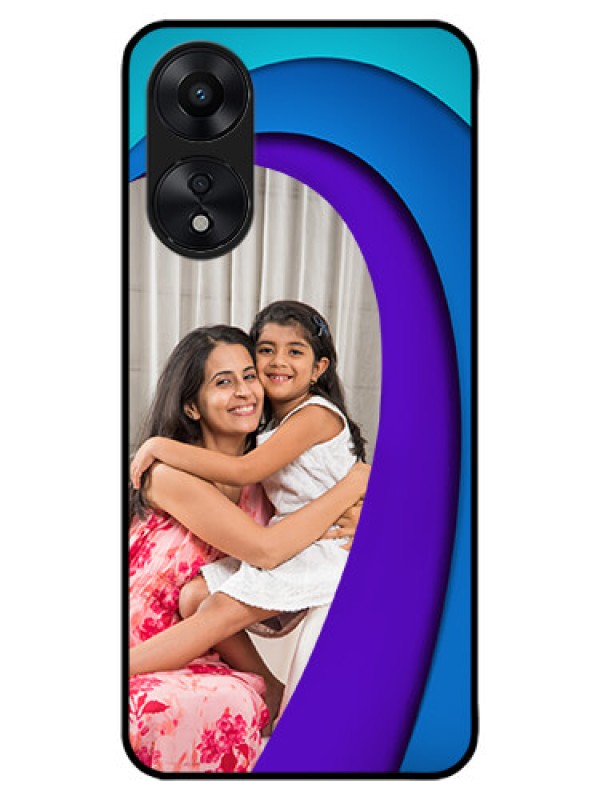 Custom Oppo A78 5G Custom Metal Phone Case - Simple Pattern Design