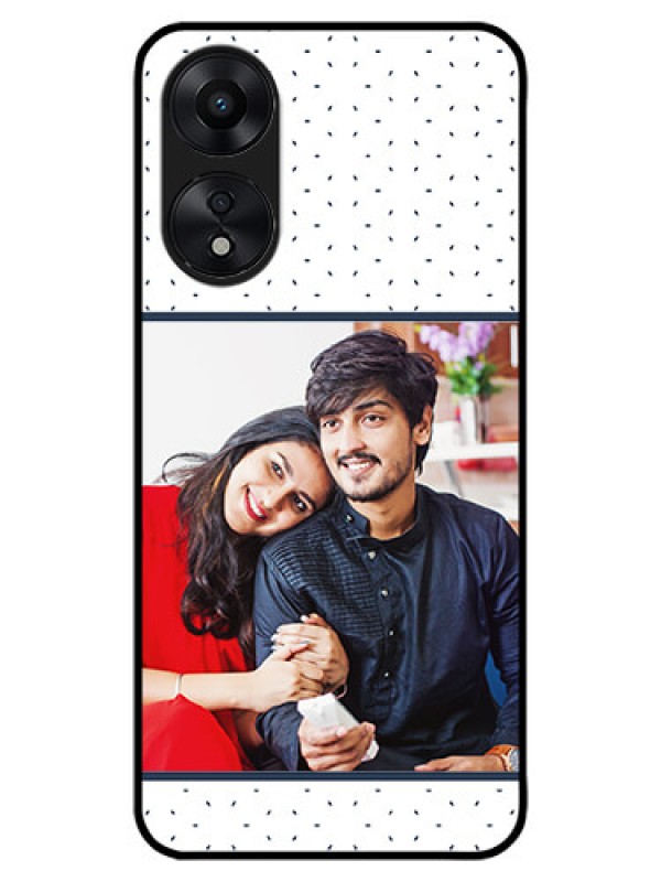 Custom Oppo A78 5G Custom Metal Phone Case - Premium Dot Design