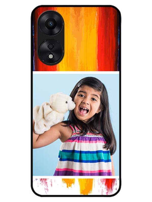 Custom Oppo A78 5G Custom Metal Phone Case - Multi Color Design