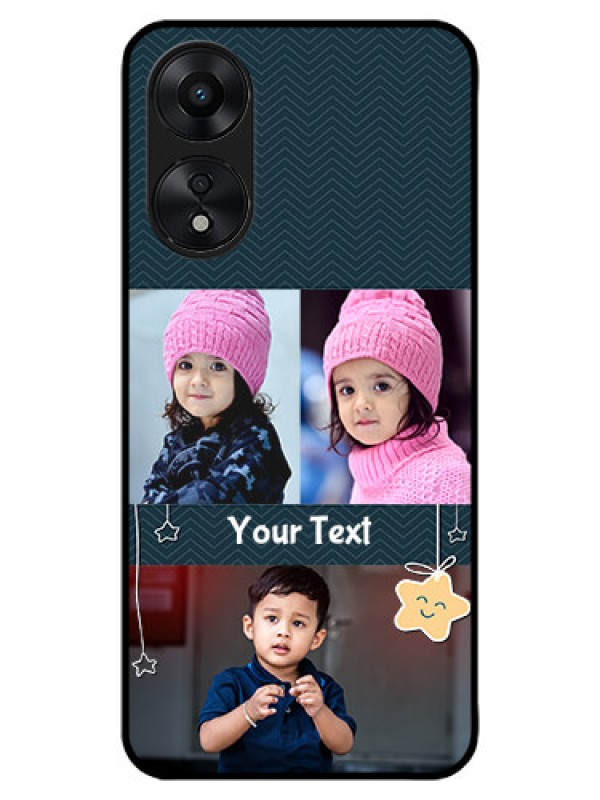 Custom Oppo A78 5G Custom Metal Phone Case - Hanging Stars Design