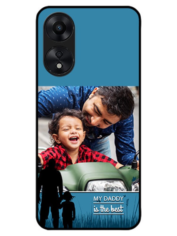 Custom Oppo A78 5G Custom Metal Phone Case - Best Dad Design