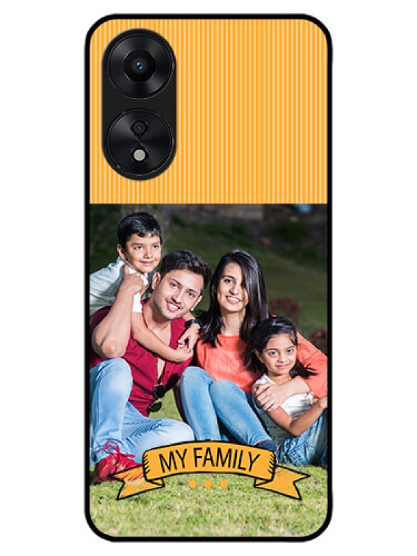 Custom Oppo A78 5G Custom Metal Phone Case - My Family Design