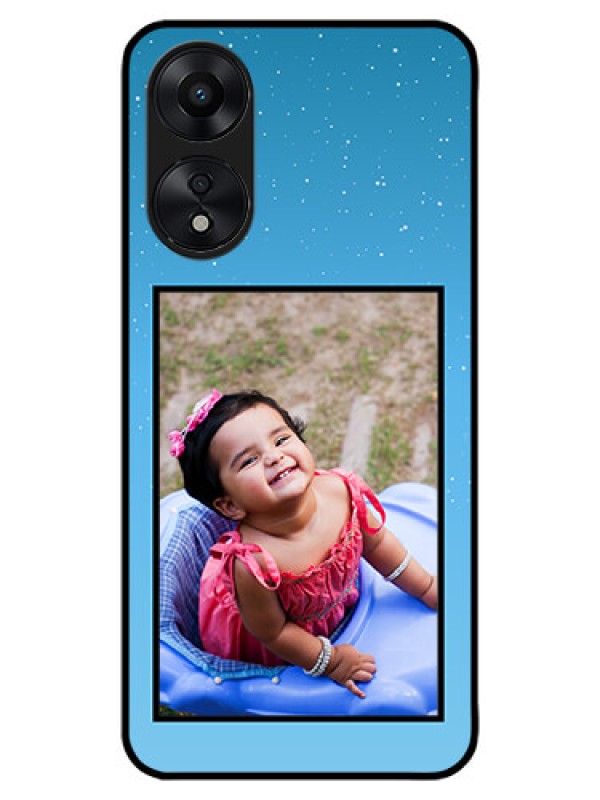 Custom Oppo A78 5G Custom Metal Phone Case - Wave Pattern Colorful Design