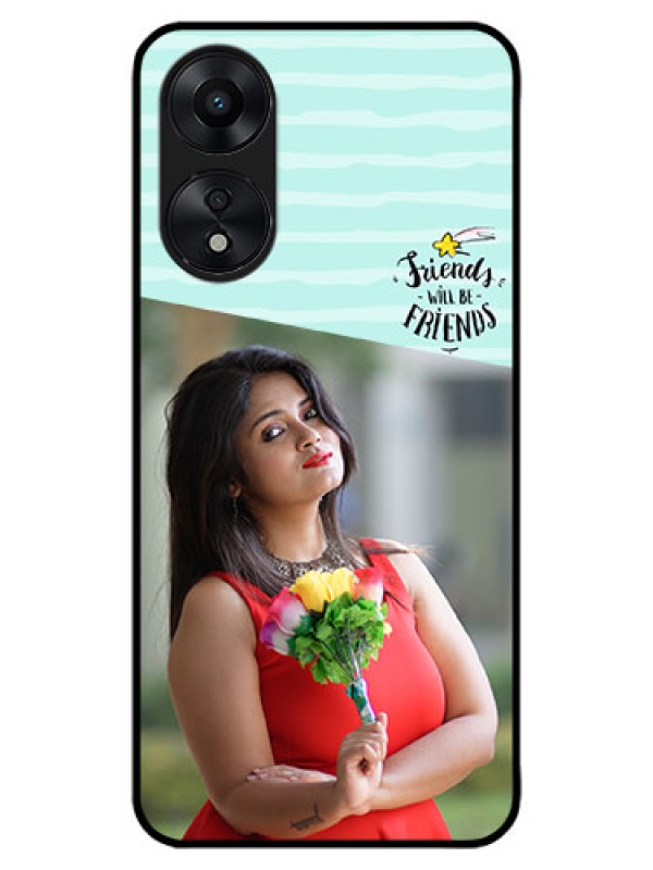 Custom Oppo A78 5G Custom Metal Phone Case - Friends Picture Icon Design