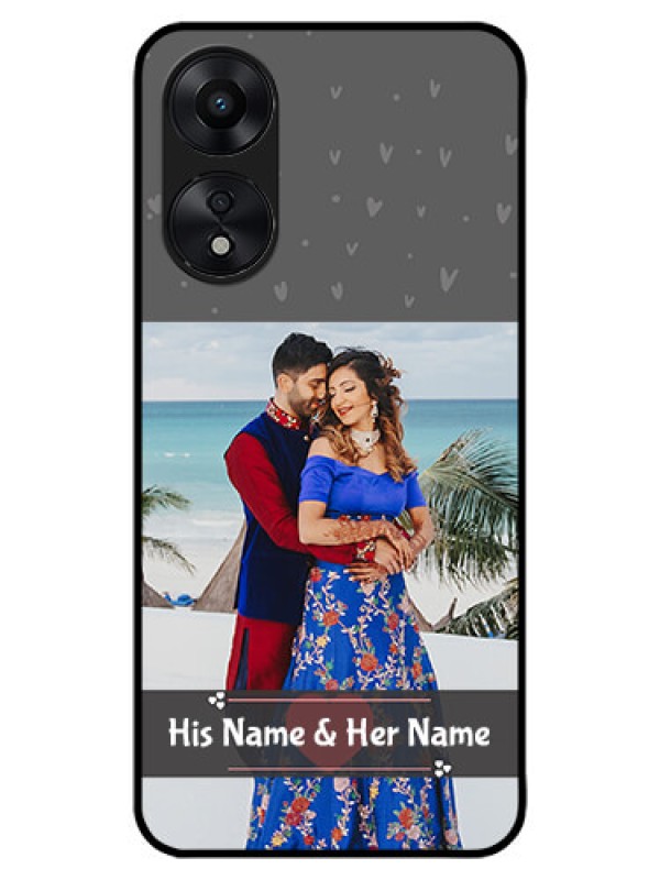 Custom Oppo A78 5G Custom Metal Phone Case - Buy Love Design With Photo Online