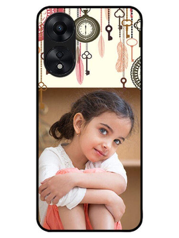Custom Oppo A78 5G Custom Metal Phone Case - Boho Style Design