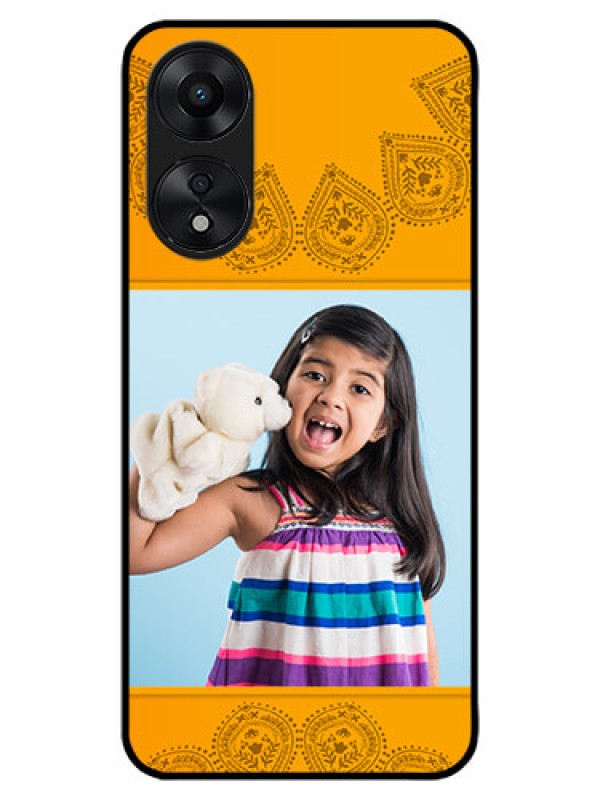 Custom Oppo A78 5G Custom Metal Phone Case - Photo Wedding Design