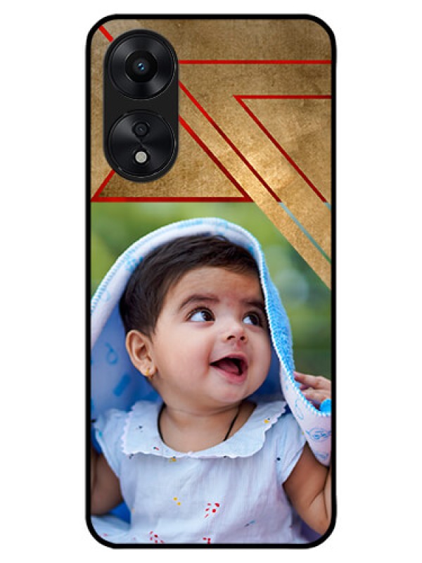 Custom Oppo A78 5G Custom Metal Phone Case - Gradient Abstract Texture Design