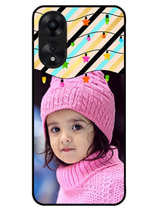 Custom Oppo A78 5G Custom Metal Phone Case - Lights Hanging Design