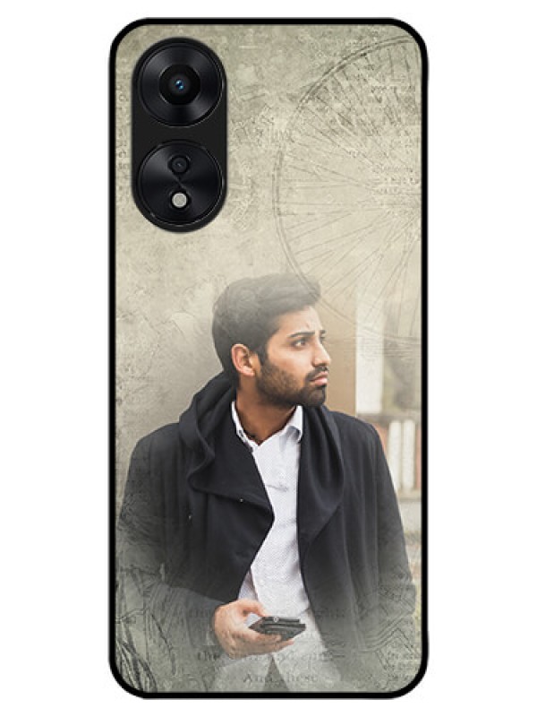 Custom Oppo A78 5G Custom Metal Phone Case - With Vintage Design