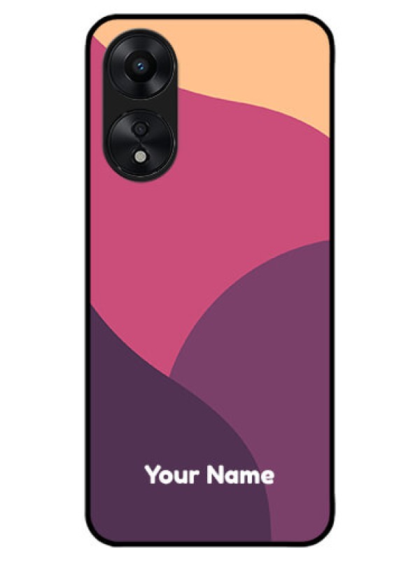 Custom Oppo A78 5G Custom Metal Phone Case - Mixed Multi - Colour Abstract Art Design