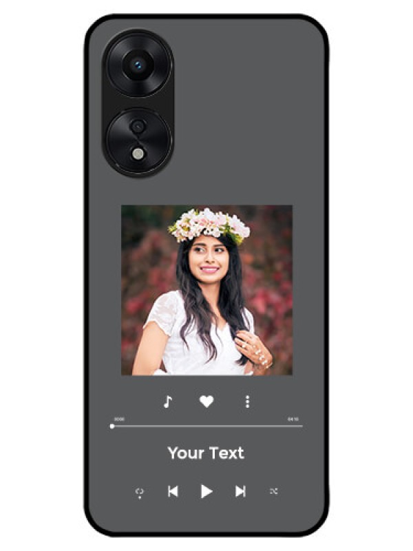 Custom Oppo A78 5G Custom Metal Phone Case - Play The Music Design