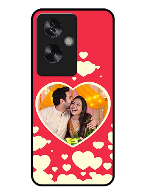 Custom Oppo A79 5G Custom Metal Phone Case - Love Symbols Phone Cover Design