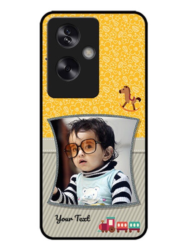 Custom Oppo A79 5G Custom Metal Phone Case - Baby Picture Upload Design