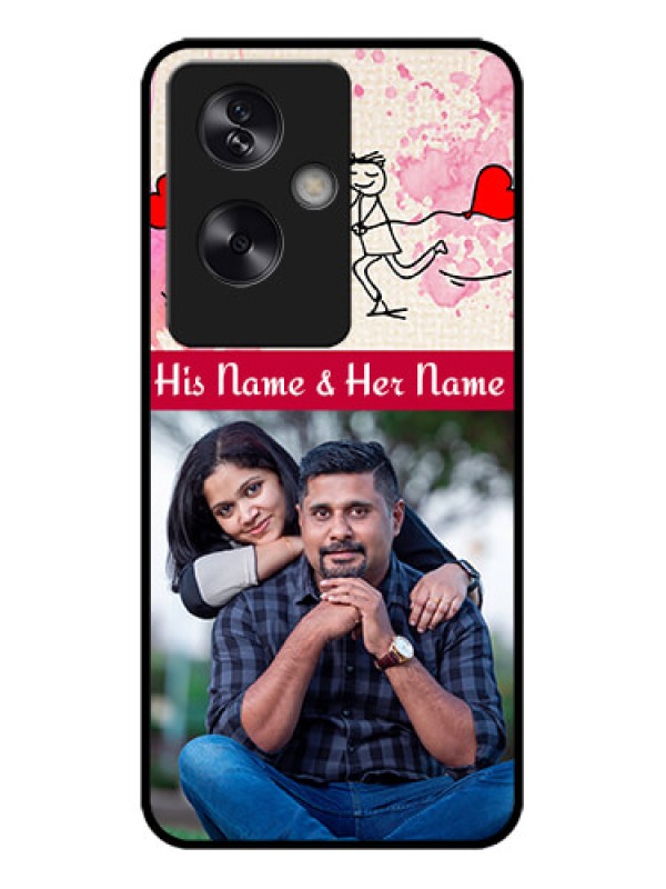 Custom Oppo A79 5G Custom Metal Phone Case - You And Me Case Design