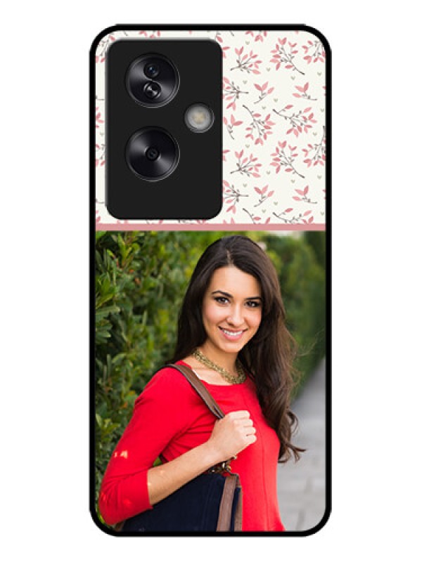 Custom Oppo A79 5G Custom Metal Phone Case - Stunning Floral Design