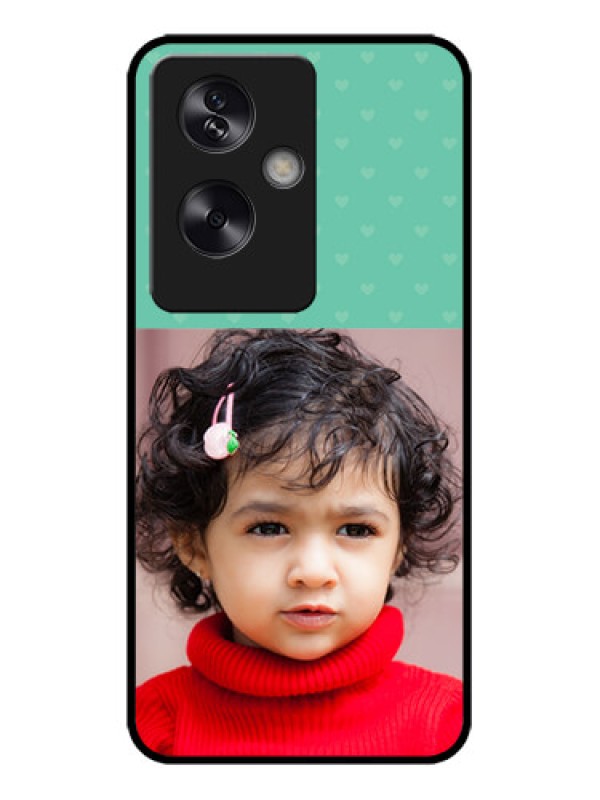 Custom Oppo A79 5G Custom Metal Phone Case - Lovers Picture Design