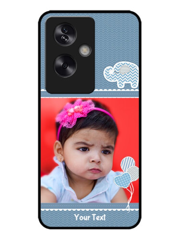 Custom Oppo A79 5G Custom Metal Phone Case - With Kids Pattern Design