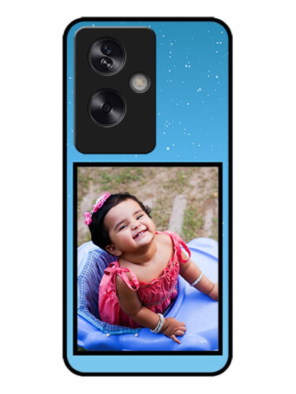 Custom Oppo A79 5G Custom Metal Phone Case - Wave Pattern Colorful Design