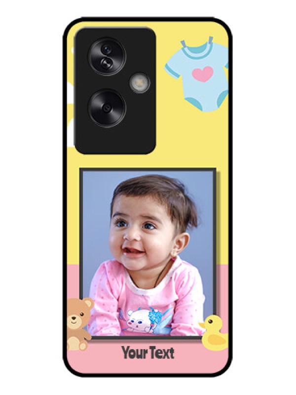 Custom Oppo A79 5G Custom Metal Phone Case - Kids 2 Color Design