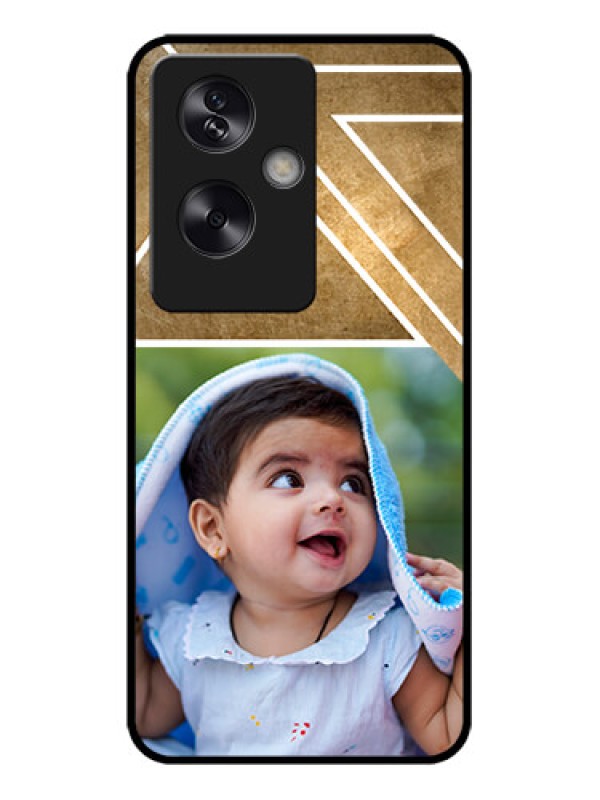 Custom Oppo A79 5G Custom Metal Phone Case - Gradient Abstract Texture Design