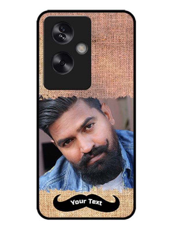 Custom Oppo A79 5G Custom Metal Phone Case - With Texture Design