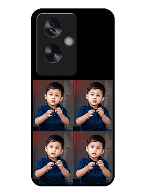 Custom Oppo A79 5G Custom Metal Phone Case - 4 Image Holder Design