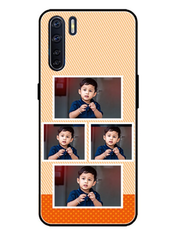 Custom Oppo F15 Custom Metal Phone Case - Bulk Photos Upload Design