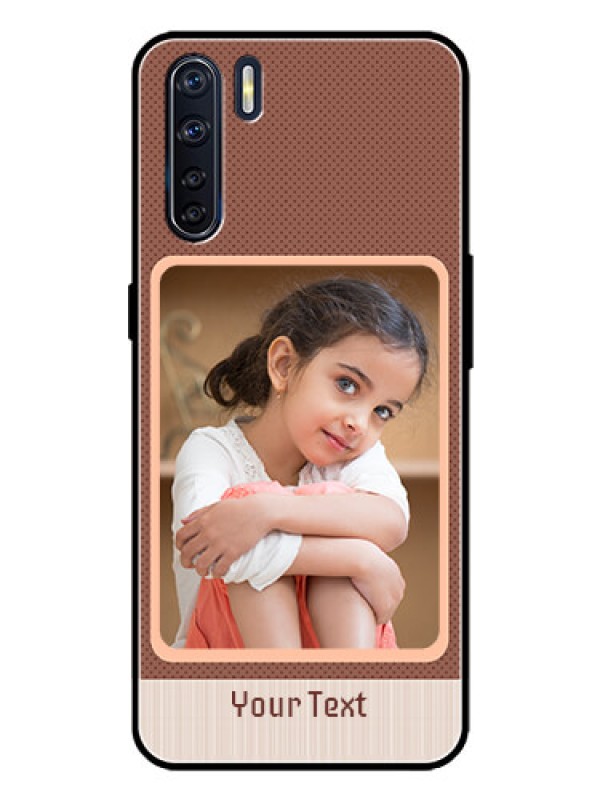 Custom Oppo F15 Custom Metal Phone Case - Simple Pic Upload Design
