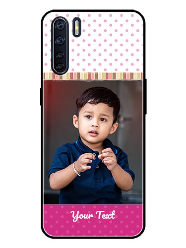 Custom Oppo F15 Custom Metal Phone Case - Cute Girls Cover Design