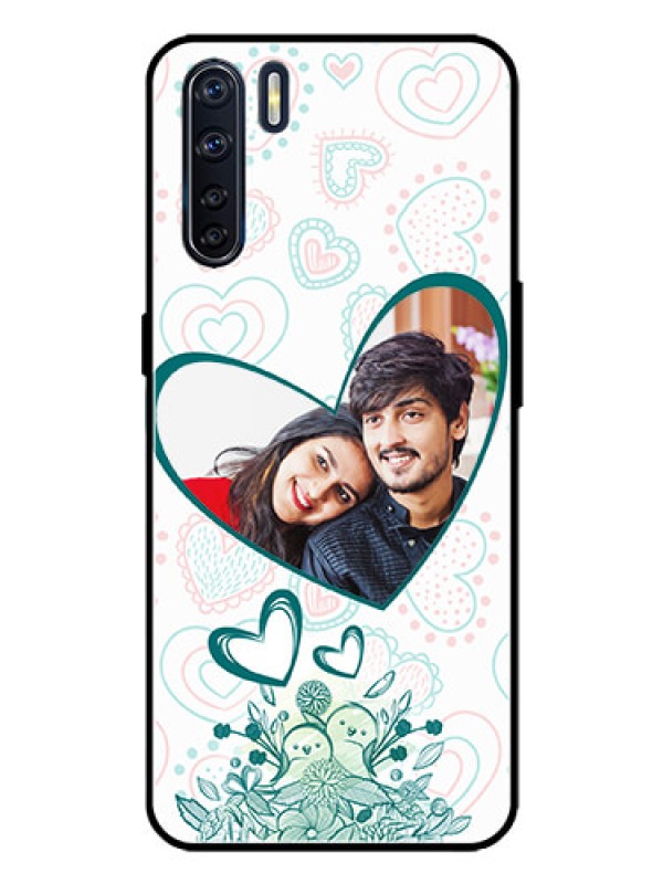 Custom Oppo F15 Custom Metal Phone Case - Premium Couple Design