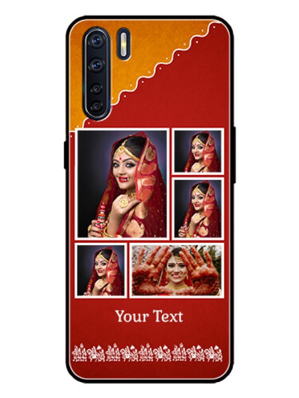 Custom Oppo F15 Custom Metal Phone Case - Wedding Pic Upload Design
