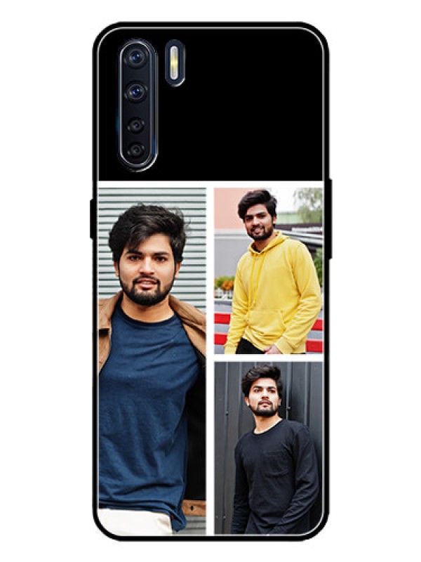 Custom Oppo F15 Custom Metal Phone Case - Upload Multiple Picture Design