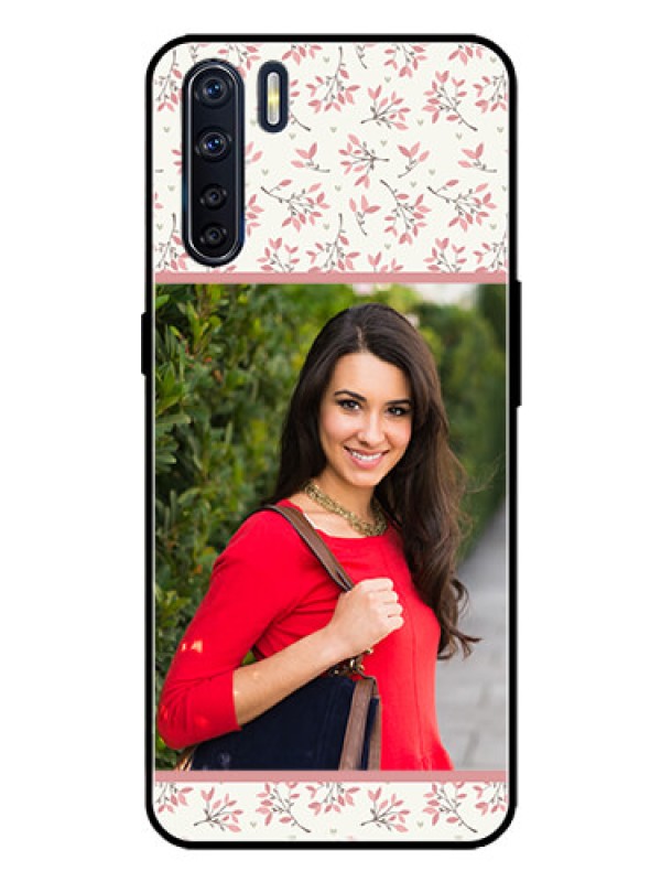 Custom Oppo F15 Custom Metal Phone Case - Stunning Floral Design
