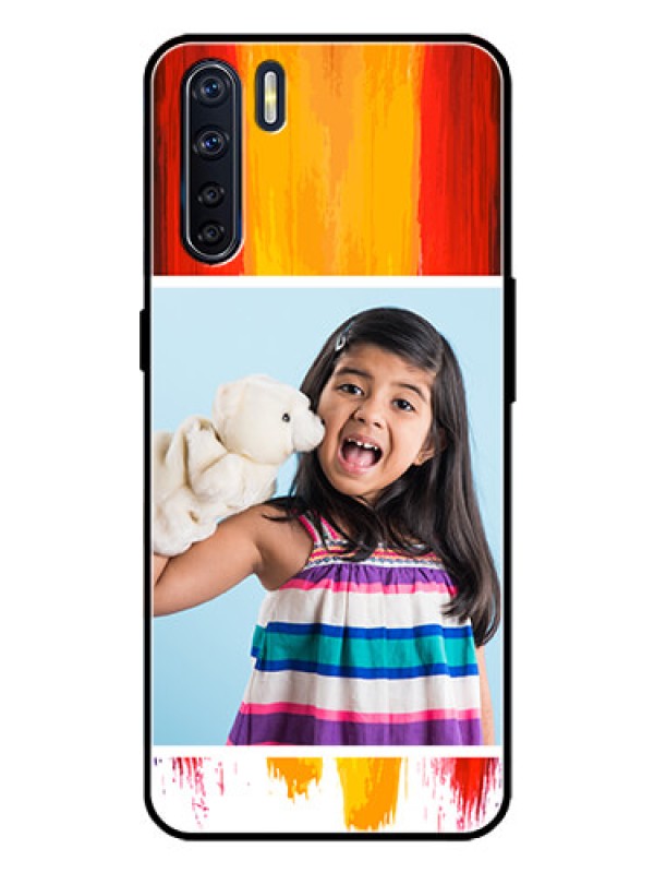 Custom Oppo F15 Custom Metal Phone Case - Multi Color Design