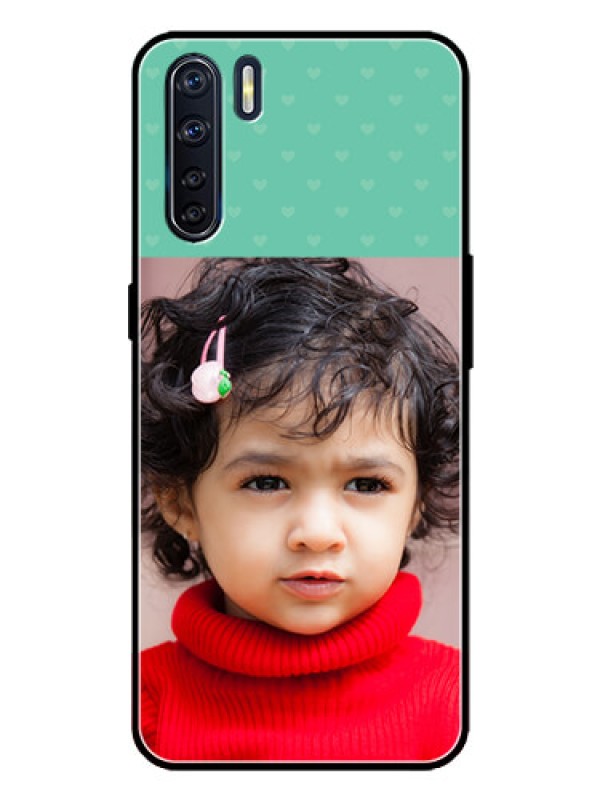 Custom Oppo F15 Custom Metal Phone Case - Lovers Picture Design