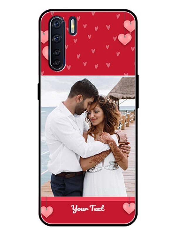 Custom Oppo F15 Custom Metal Phone Case - Valentines Day Design