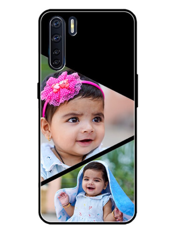 Custom Oppo F15 Custom Metal Phone Case - Semi Cut Design