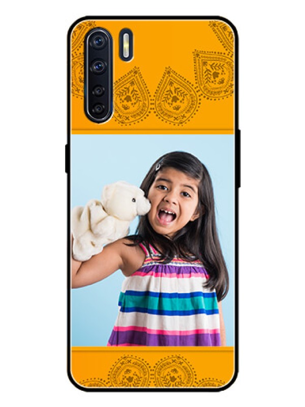 Custom Oppo F15 Custom Metal Phone Case - Photo Wedding Design